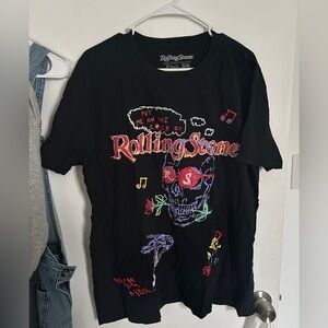 Urban Outfitters Rolling Stones Black Graphic T-Shirt